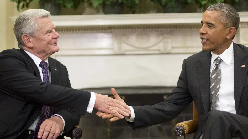 Presidente Gauck visita a Obama