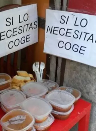 Restaurante  ofrece gratis comida le sobra