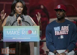 Michelle y LeBron loan la educación