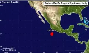 Declaran “emergencia extraordinaria” en Oeste de México por huracán Patricia