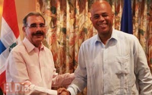 Danilo y Martelly se reúnen en Barahona