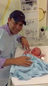 Abel Martínez y la presentadora Nahiony Reyes ya son padres