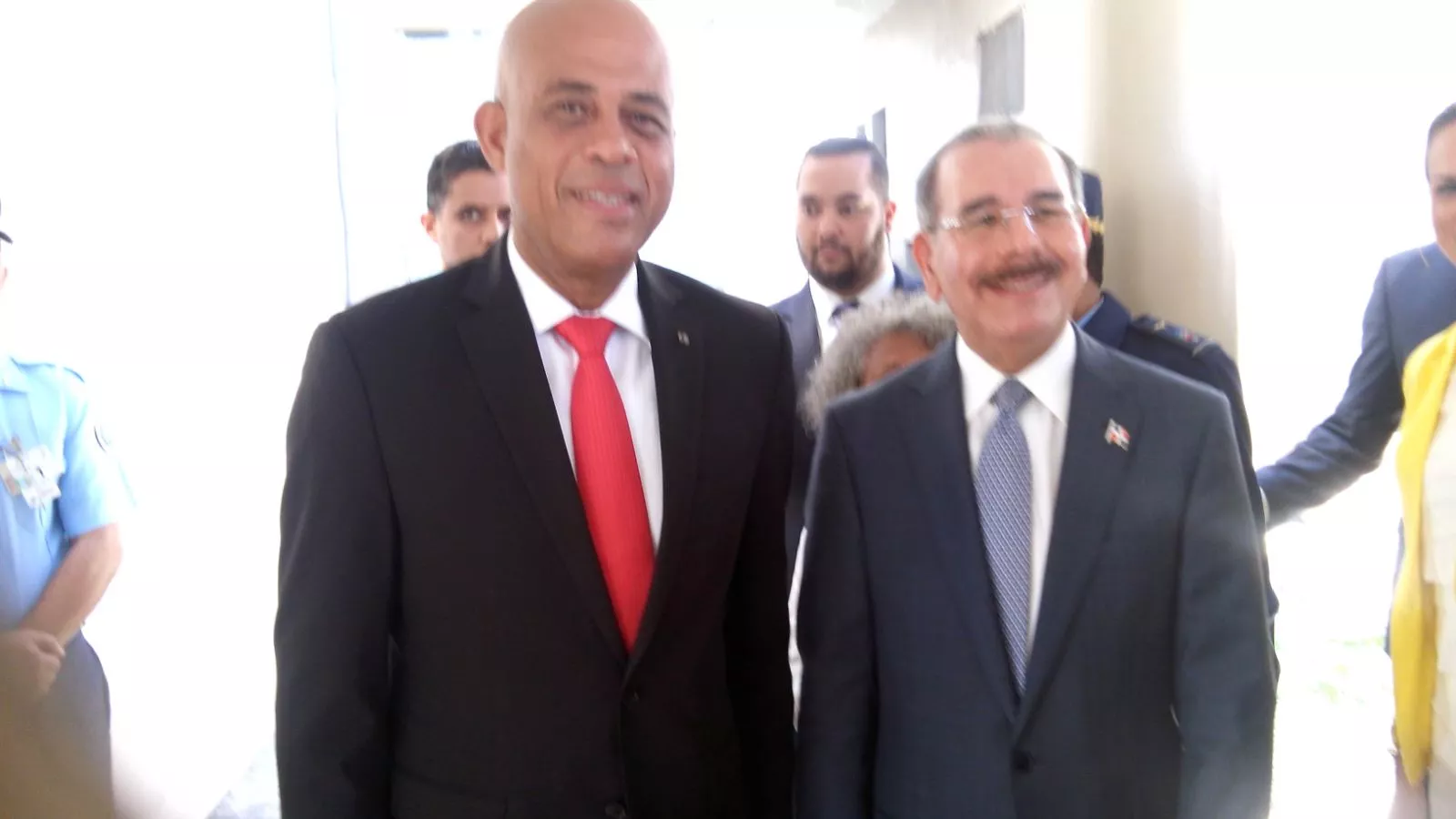 Danilo Medina llega a Barahona para reunirse con su homólogo Michel Martelly