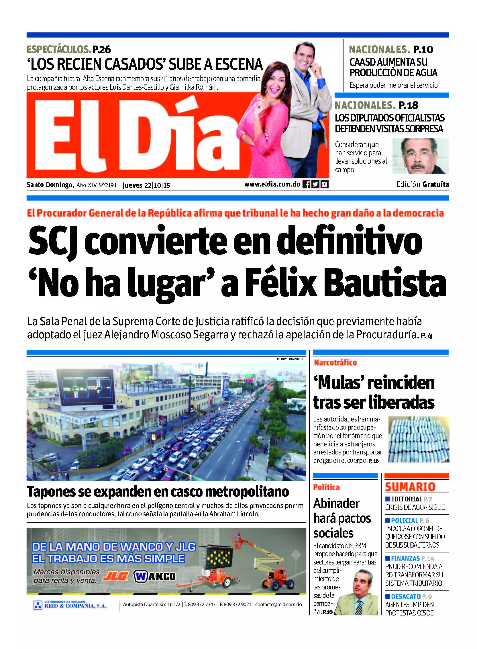 Portada impresa