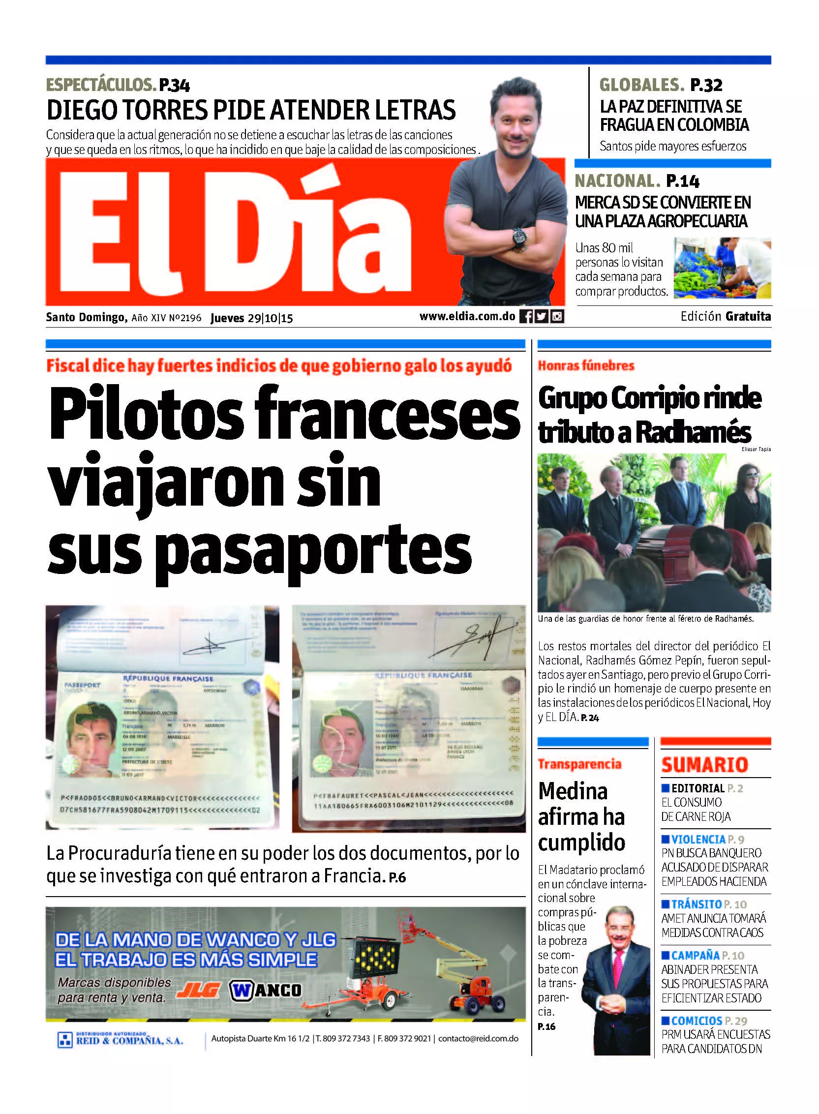 Portada impresa