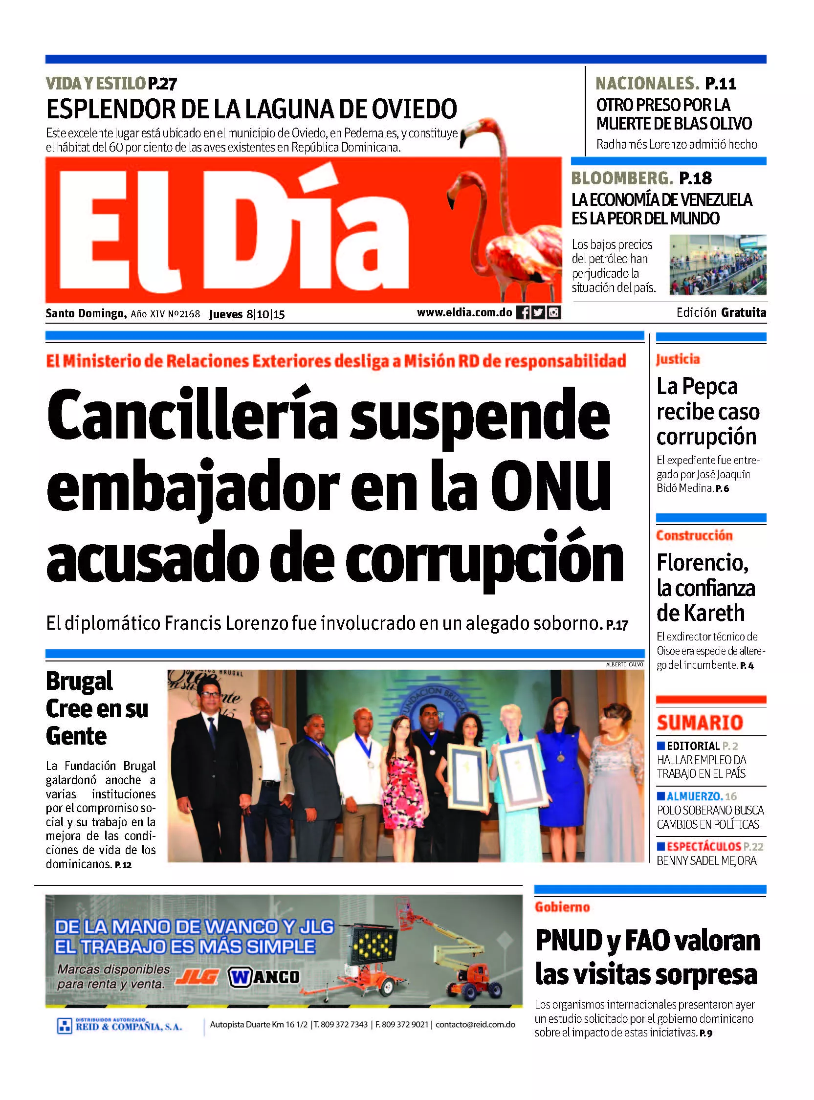 Portada impresa