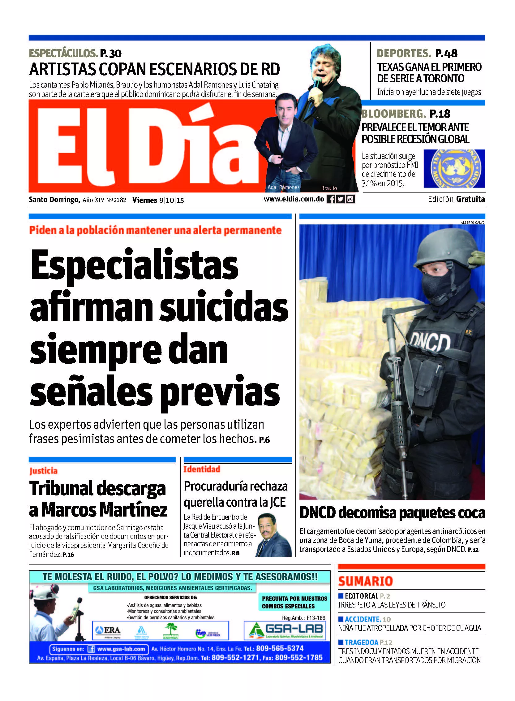 Portada impresa