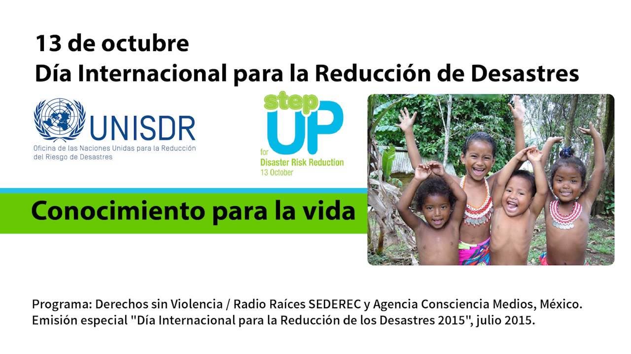 El Día Internacional para la Reducción de Desastres 2015, «Conocimiento para la Vida»