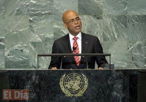 Martelly dice ante la ONU que Haití “va por el buen camino»