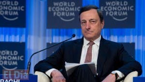 Draghi dice que inflación decae