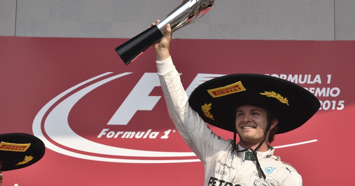 Rosberg se lleva el Gran Premio  México