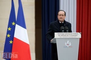 Francois Hollande dice destruirá «ejército de fanáticos»