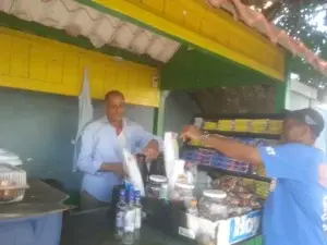 Un emprendedor en  la  avenida San Martín