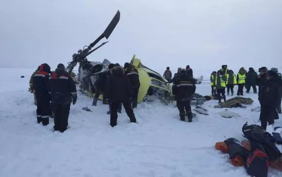 Helicóptero ruso cae en Siberia; hay 10 muertos