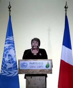 Bachelet reivindica los océanos en la lucha contra el cambio climático