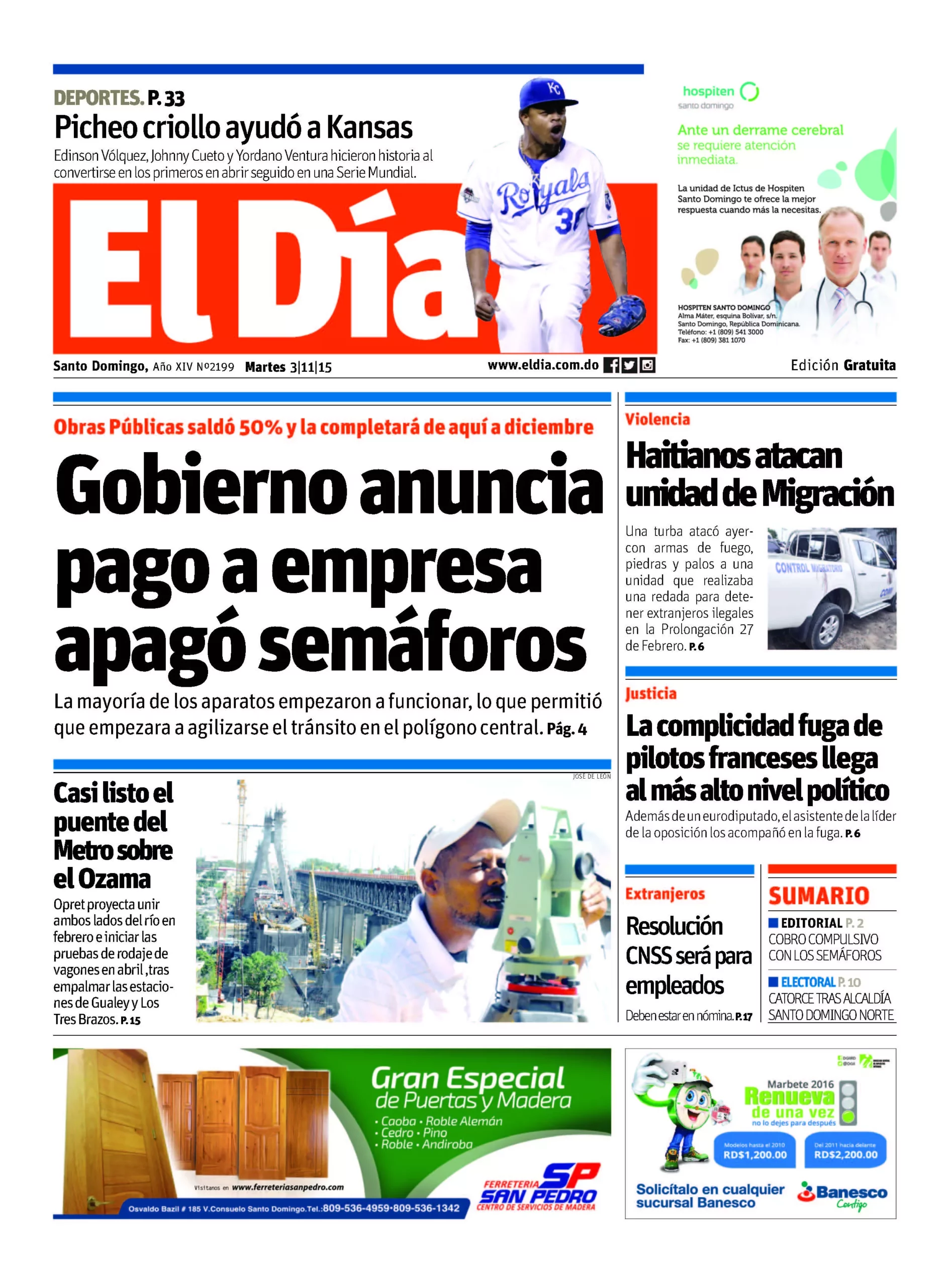 Portada impresa