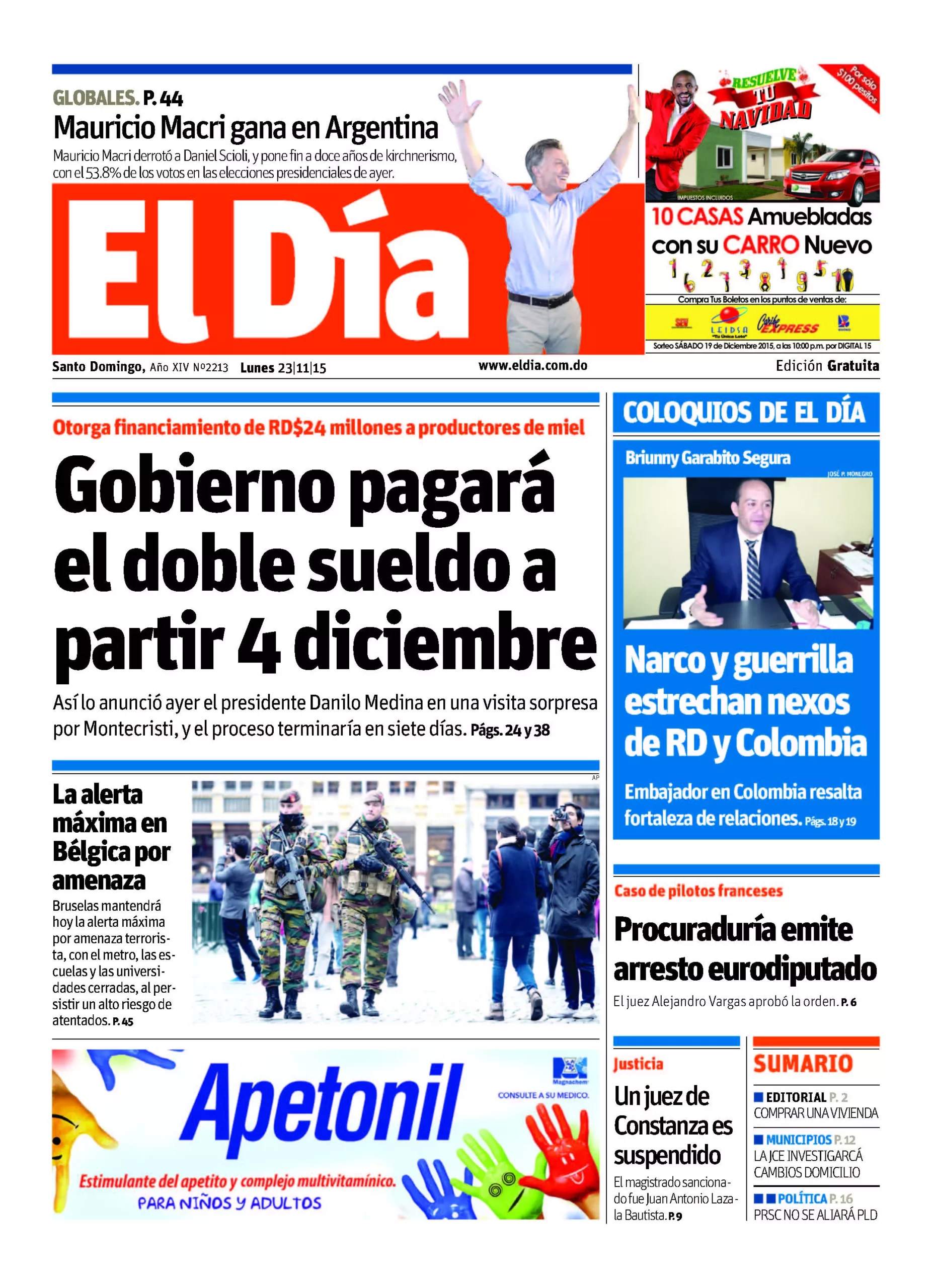 Portada impresa