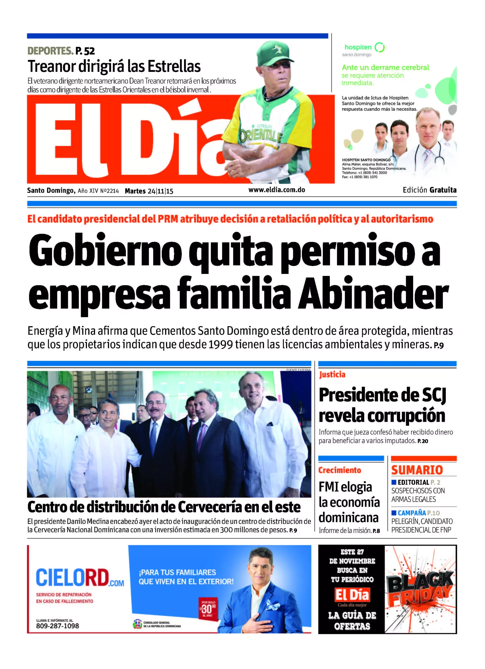 Portada impresa