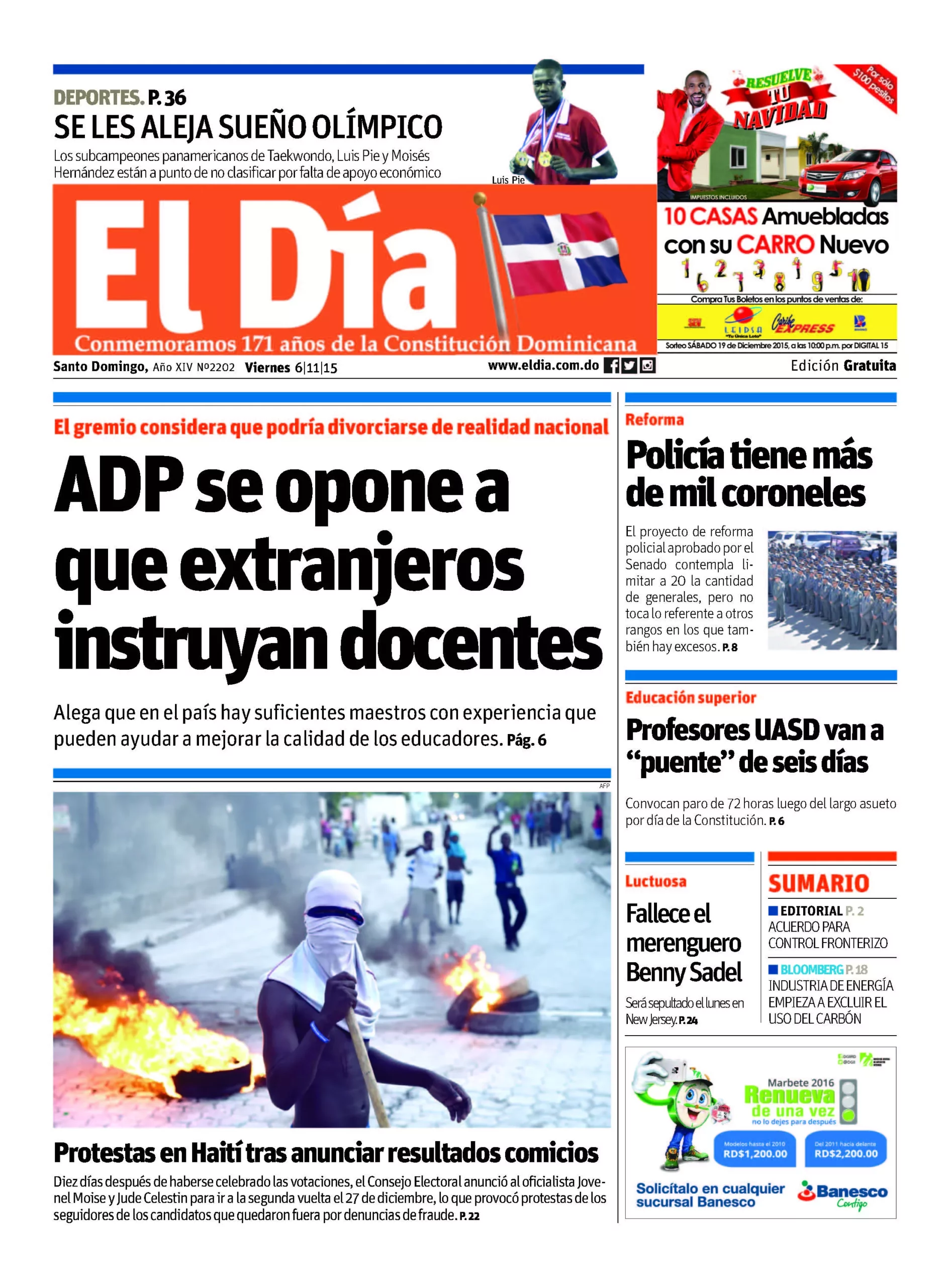 Portada impresa