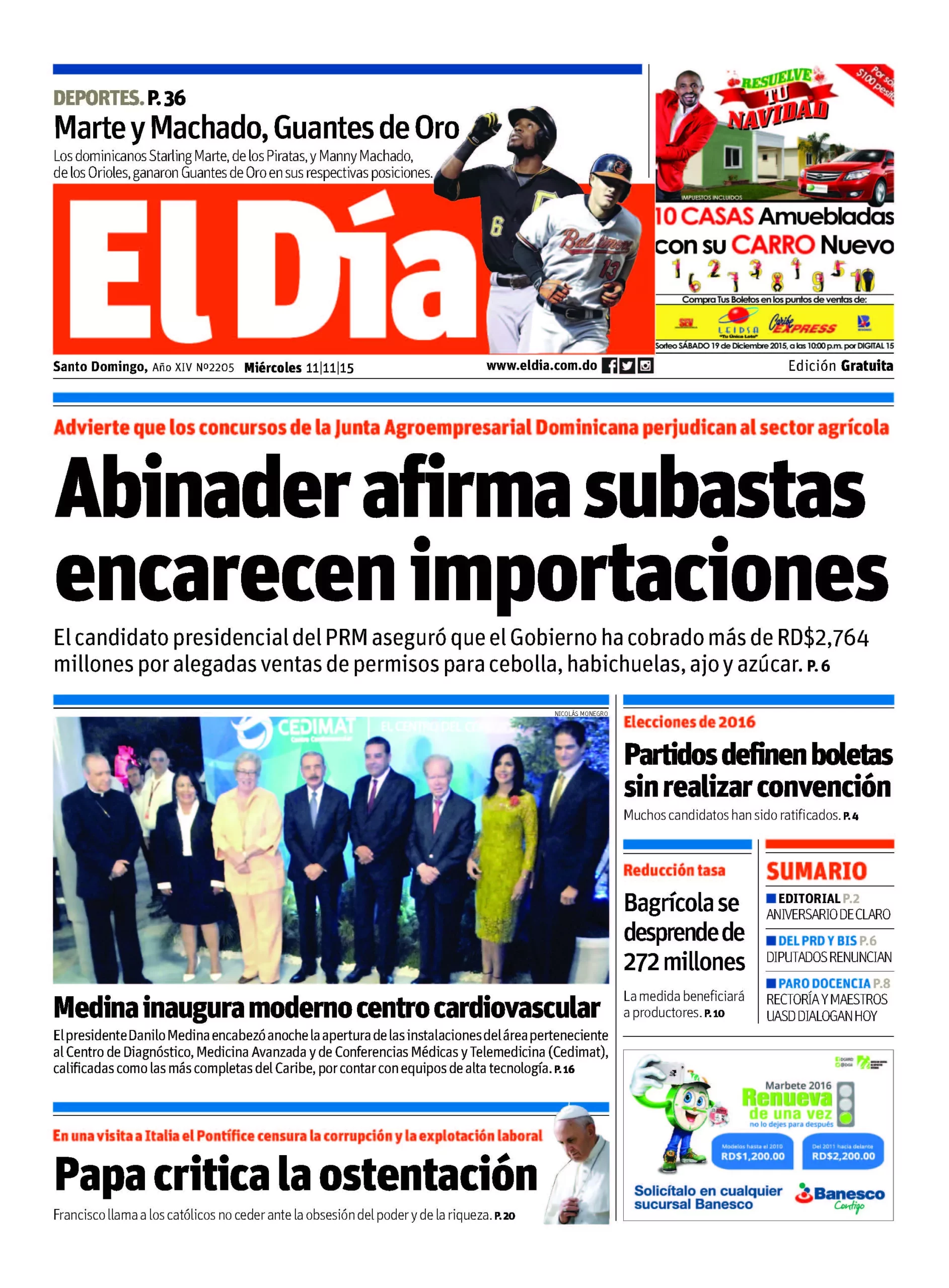 Portada impresa