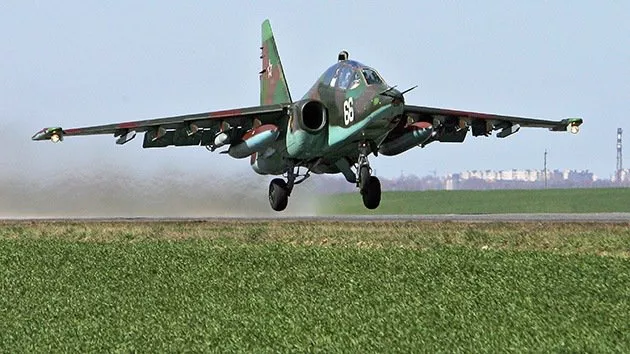 Avión de asalto SU-25 ucraniano se estrella y muere su piloto