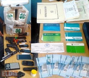 Dican decomisa 50 kilos de cocaína, armas de fuego y municiones durante varios operativos