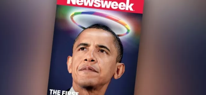 Obama, primer presidente de EE.UU. que protagoniza portada de revista LGBT