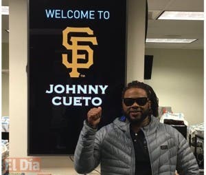 Johnny Cueto hace favorito a  Gigantes en el Oeste