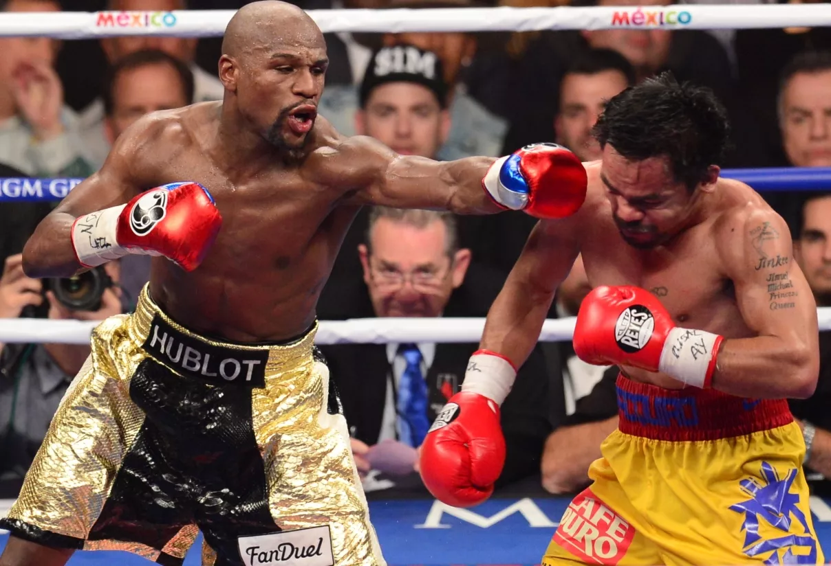 Pelea Floyd y Manny electrizó boxeo  2015