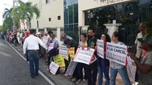 Poder Ciudadano instala segunda cadena humana sorpresa frente a la OISOE