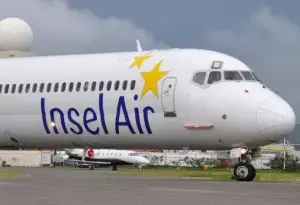 Avión de Insel Air hace aterrizaje de emergencia en Santo Domingo