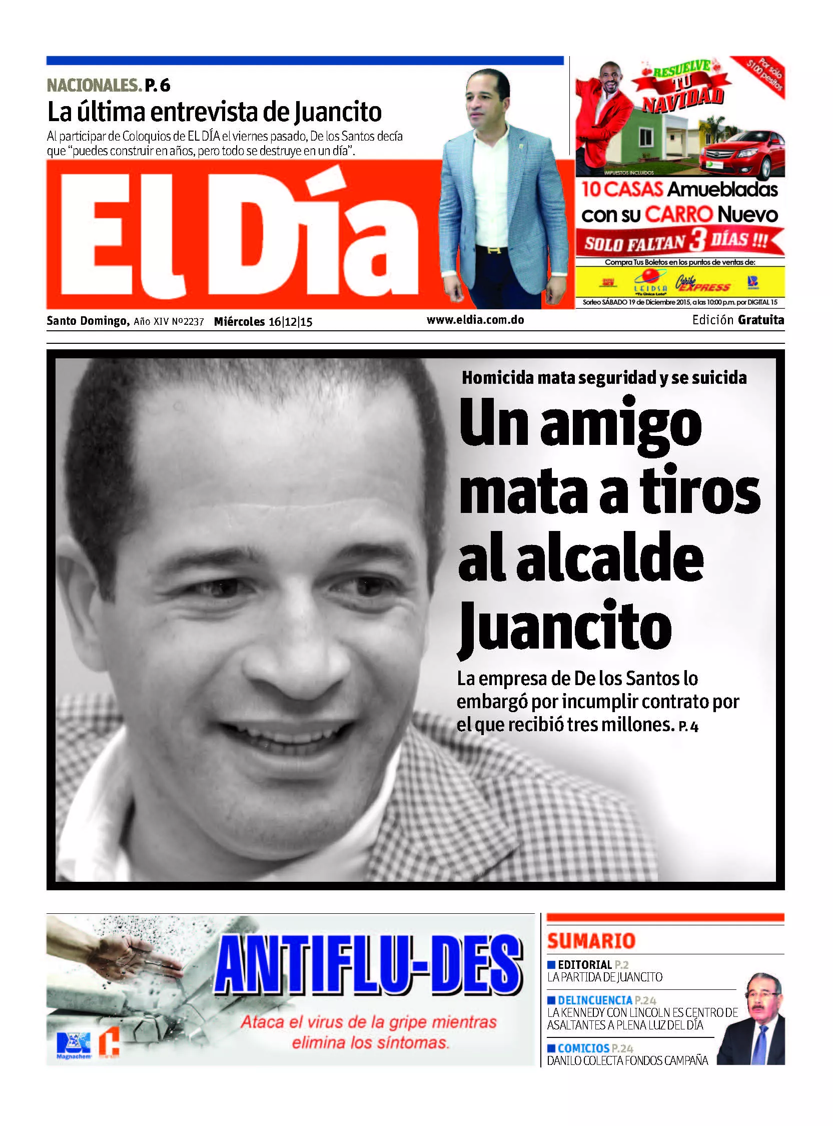 Portada impesa
