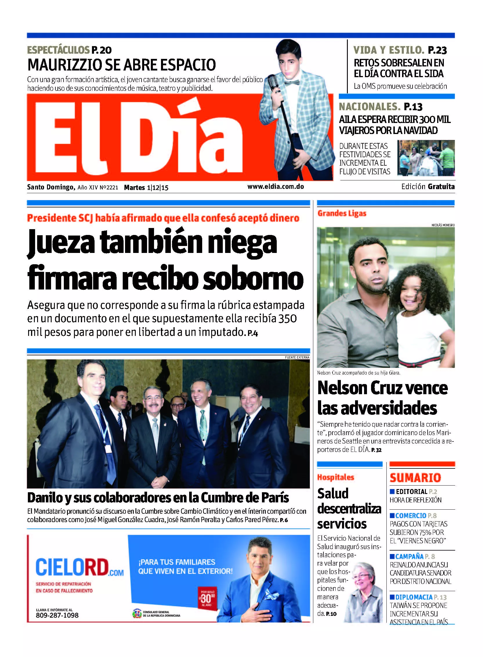 Portada impresa