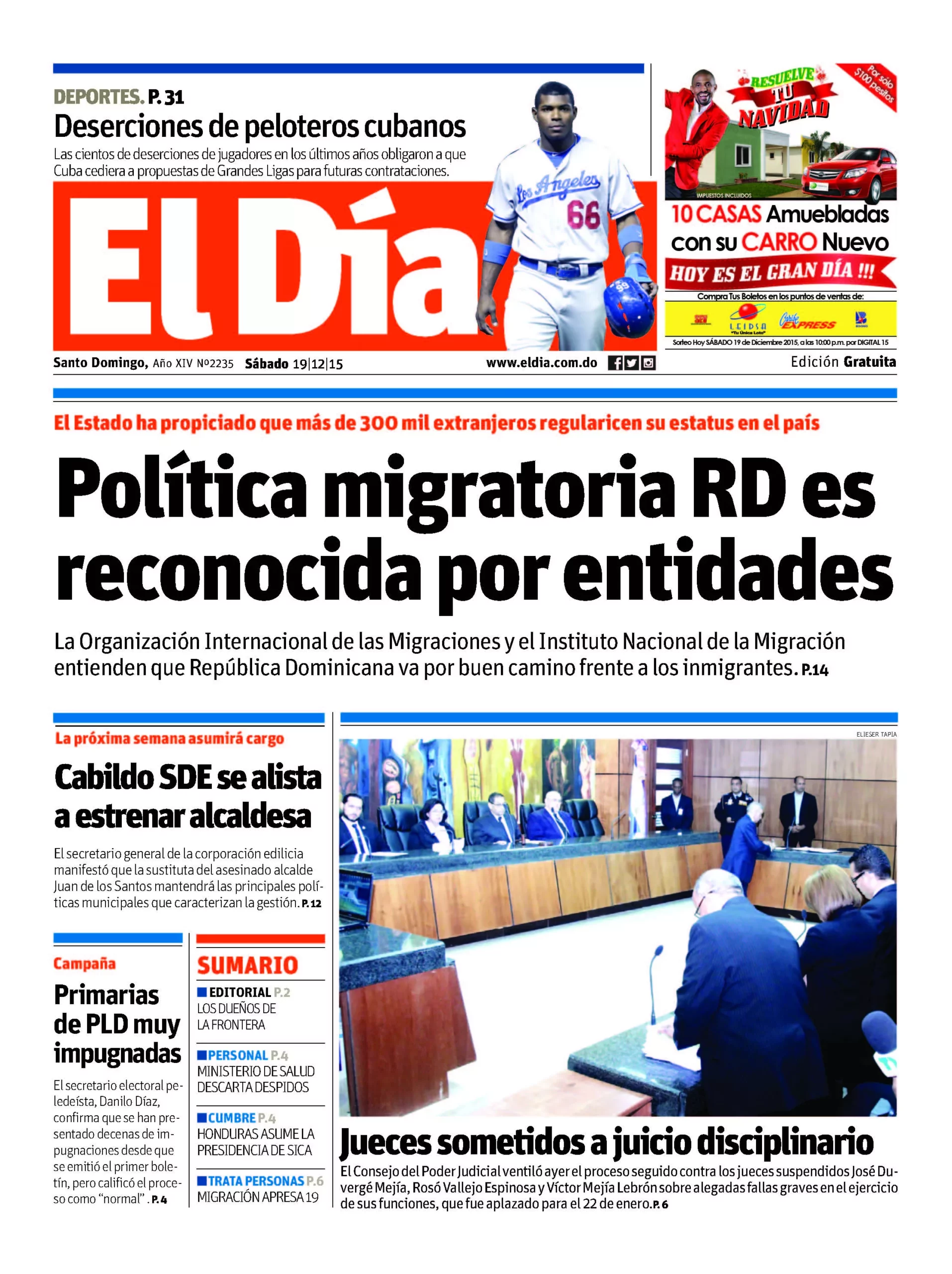 Portada impresa