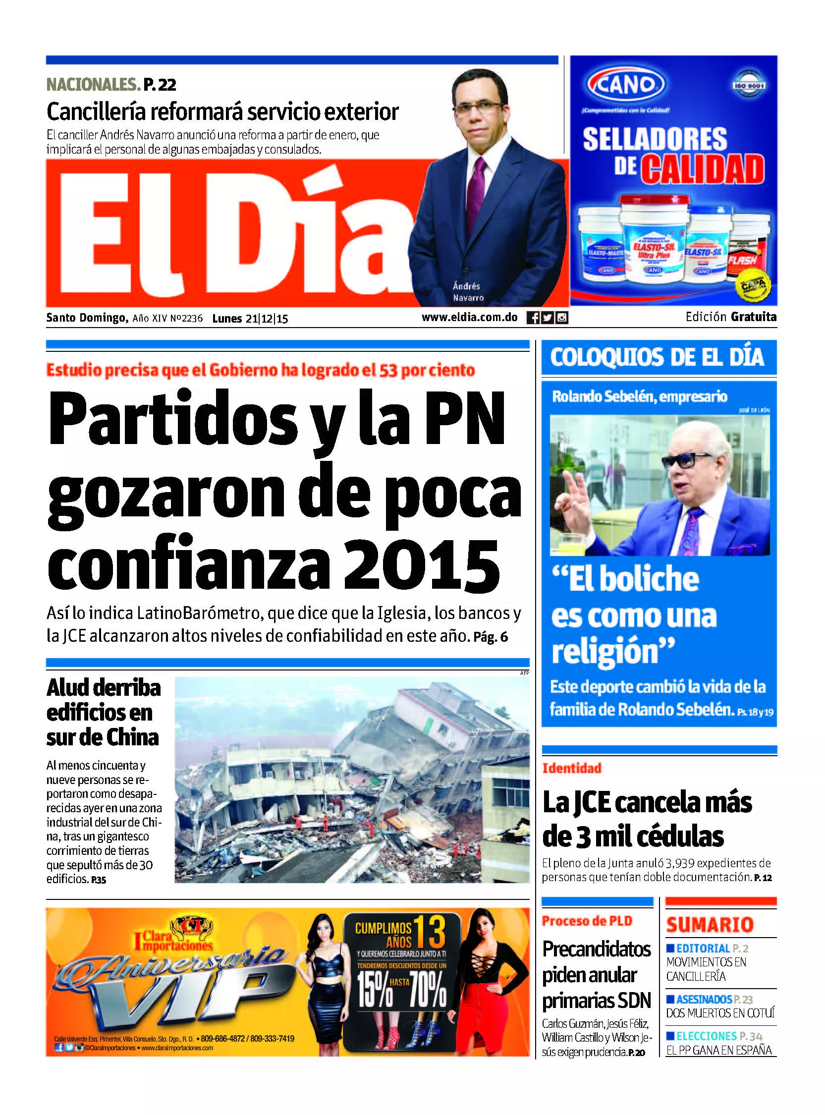 Portada impresa