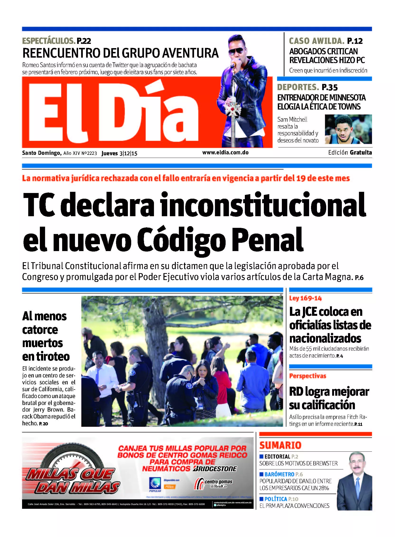 Portada impresa