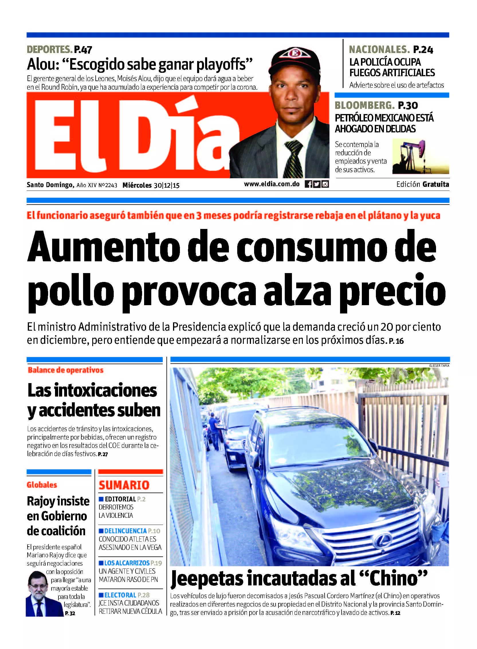 Portada impresa