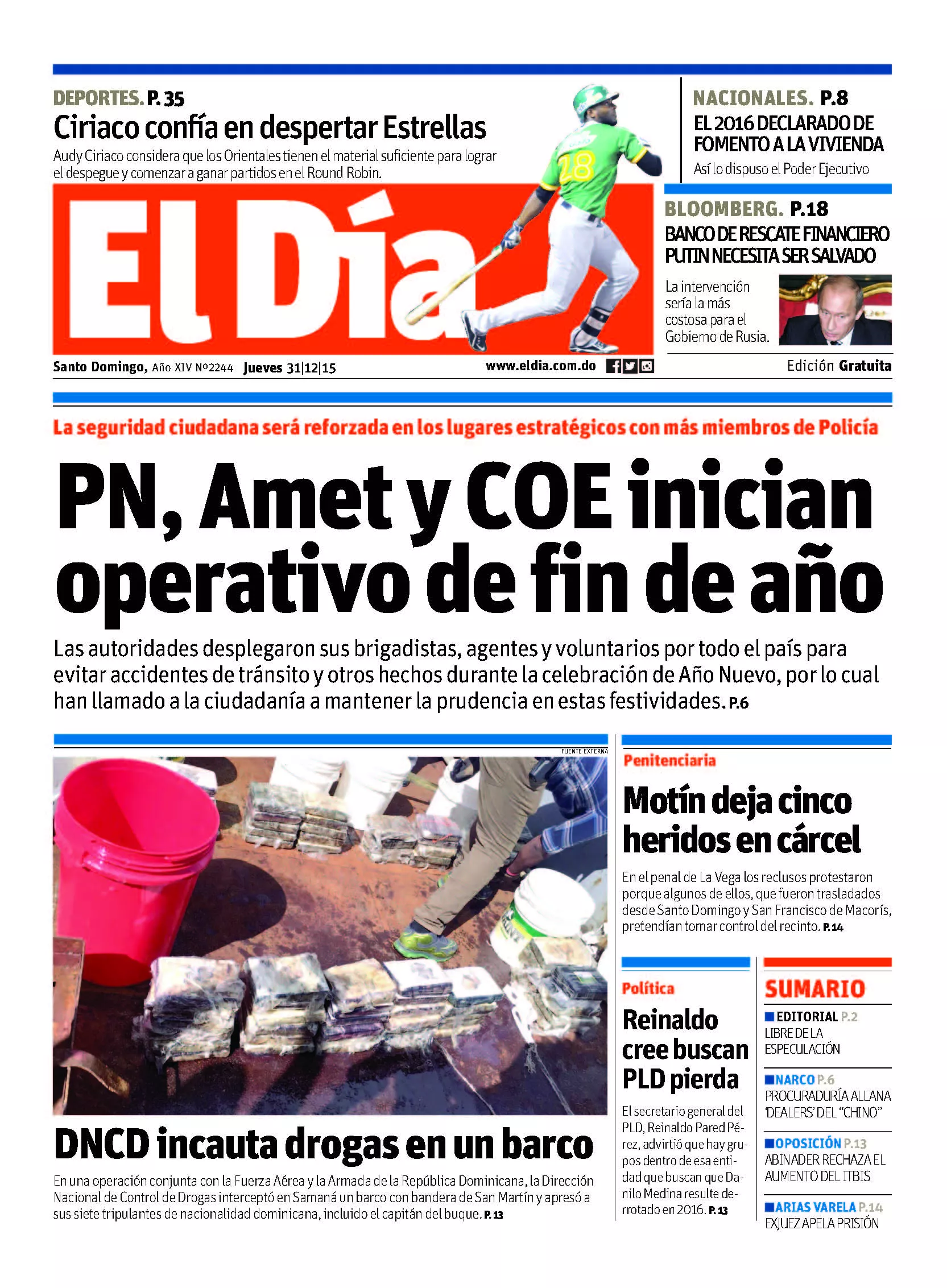 Portada impresa