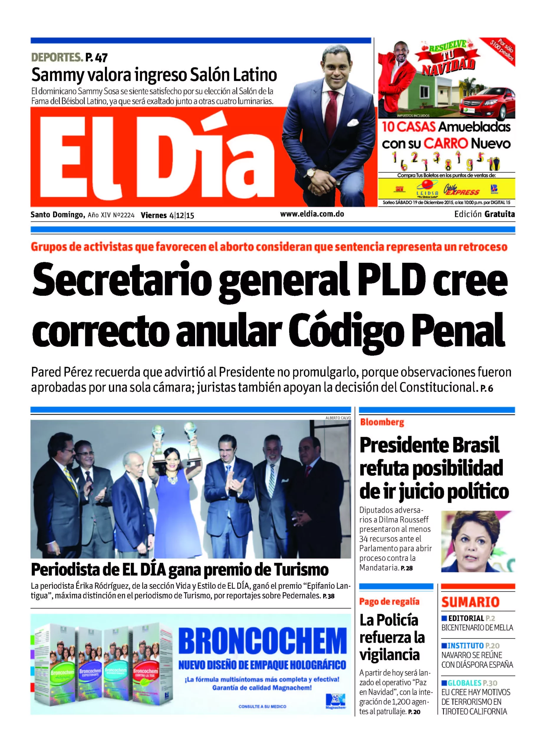 Portada impresa