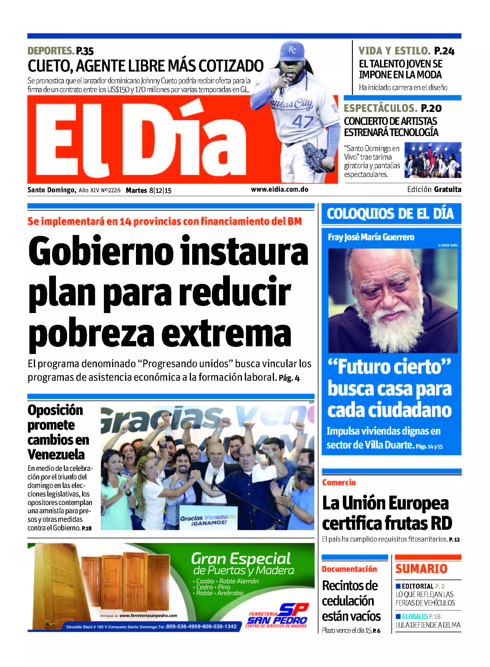 Portada impresa