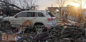 Fuertes tormentas dejan seis muertos en Sur de EE.UU en período navideño