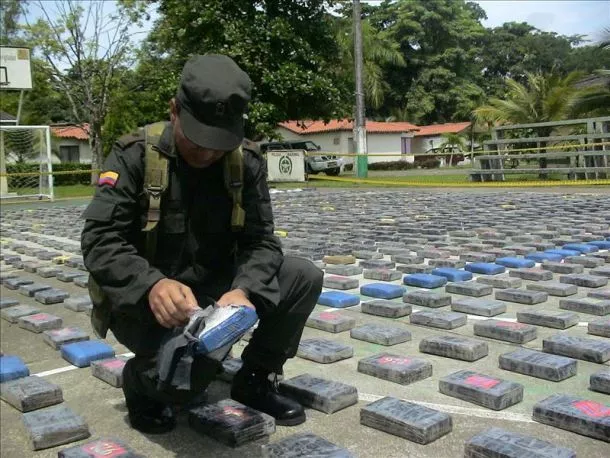 Incautan en el Suroeste de Colombia más de media tonelada de cocaína