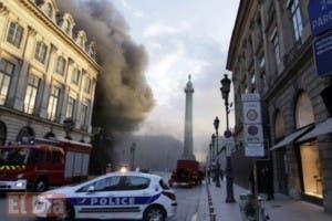 Incendio en el hotel Ritz de París; no se han reportado víctimas