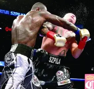 Wilder derrota por nocaut en el  noveno al polaco  Szpilka