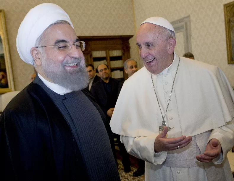 APTOPIX Vatican Pope Iran