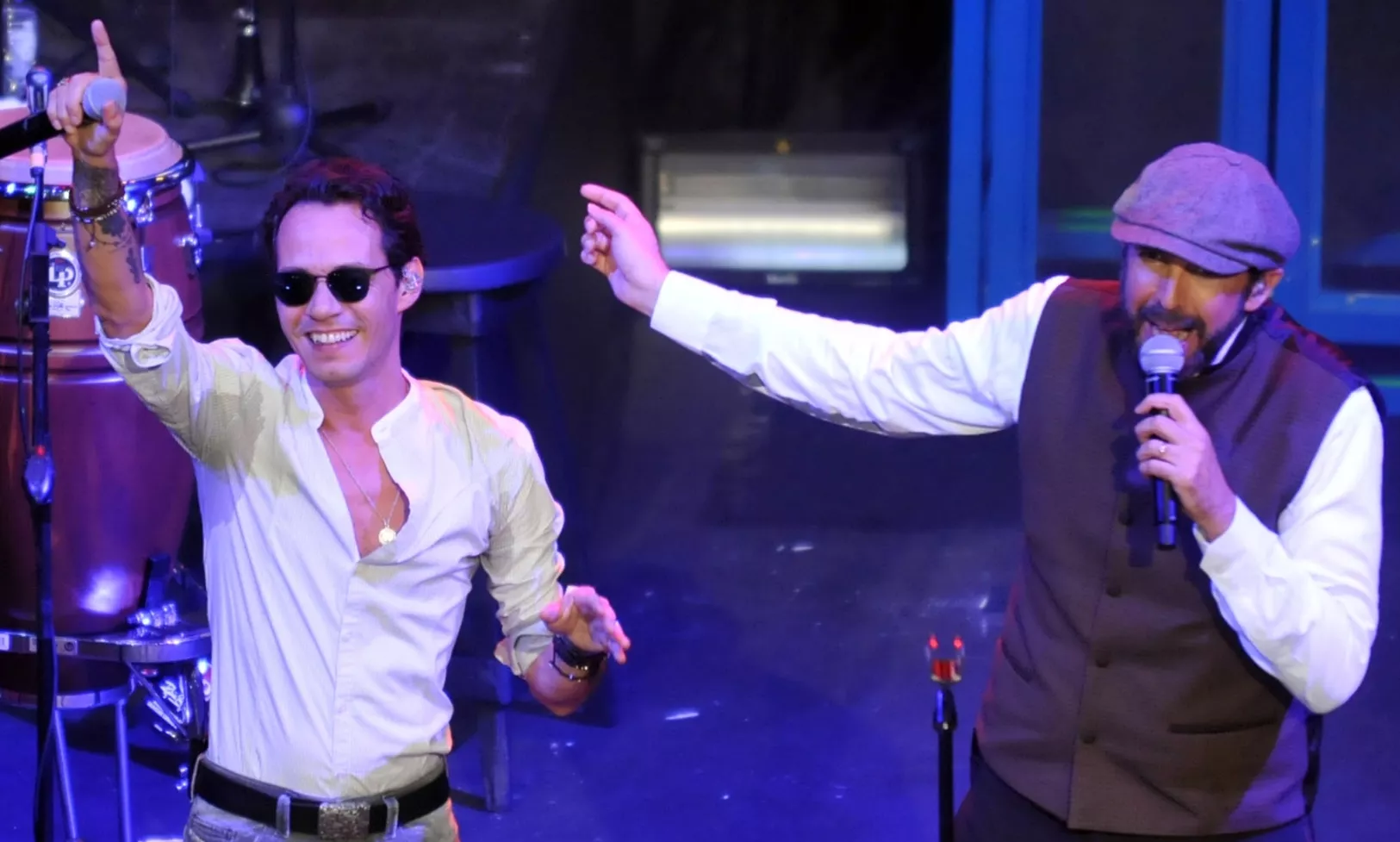 Juan Luis Guerra  vuelve a brillar y  sorprende con Marc Anthony