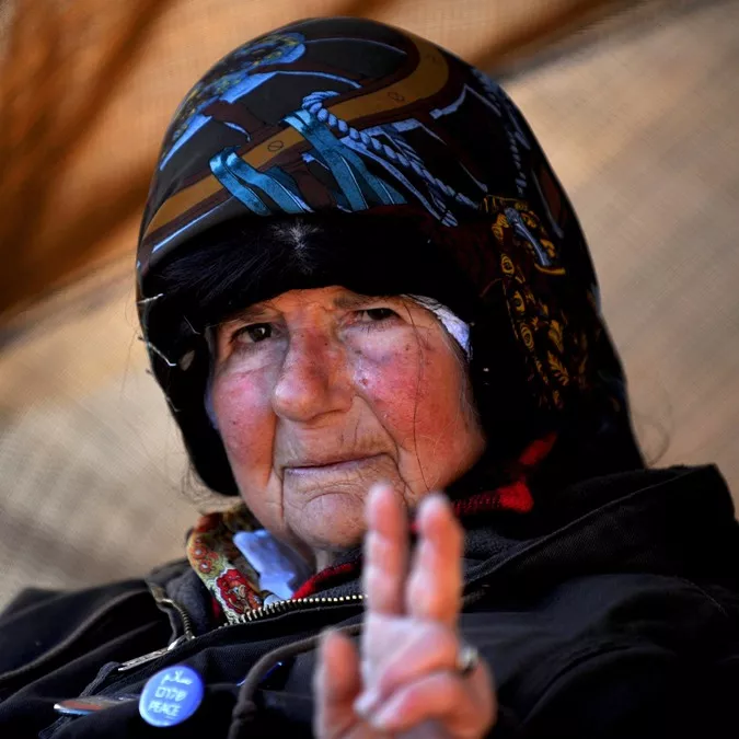 Conchita Picciotto-protesta pacífica-Washington