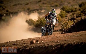 Antoine Meo gana 7ma etapa del Dakar en motos