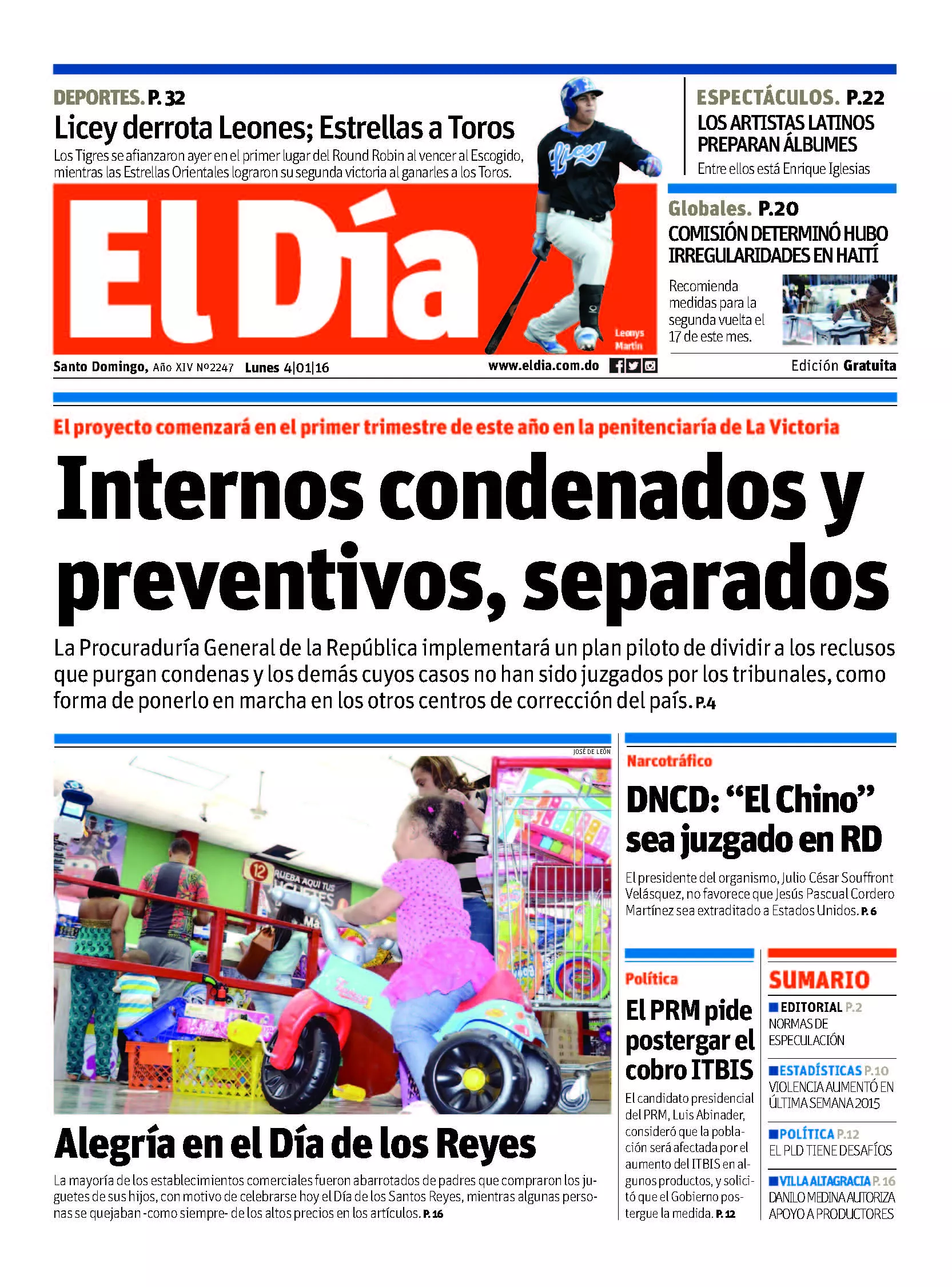 Portada impresa