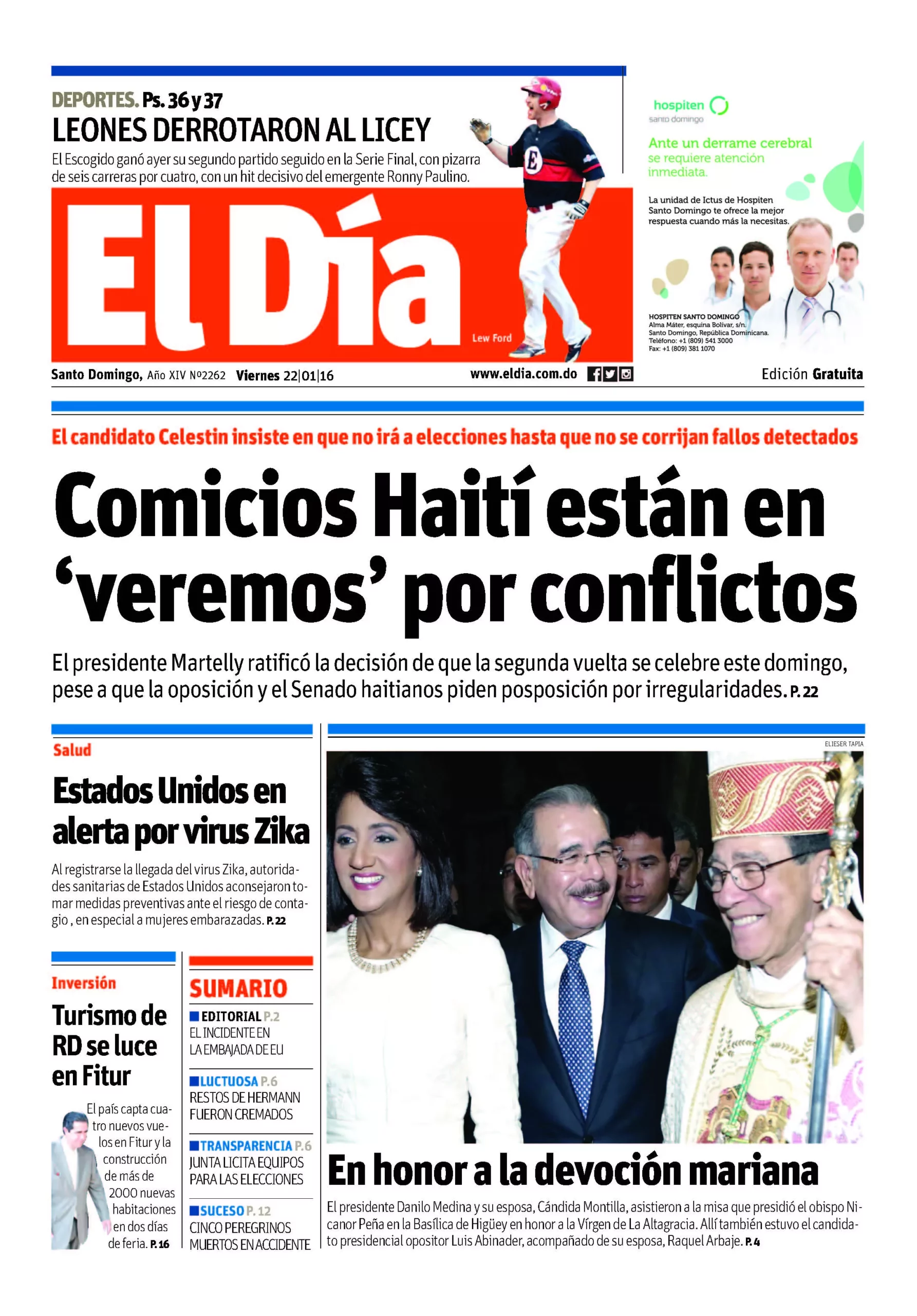 Portada impresa